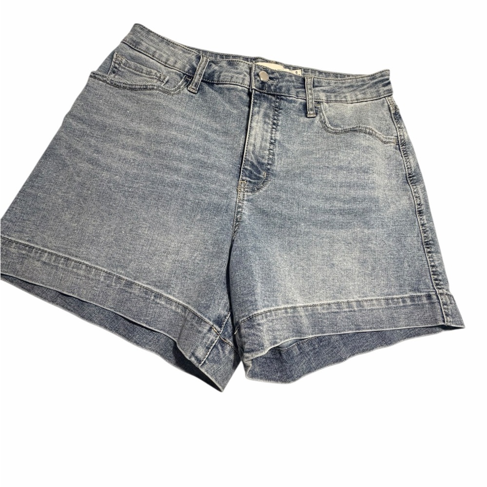 Rebecca Minkoff High-Rise Light Blue Denim Women's Shorts Sz 8